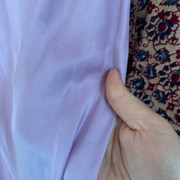 NWT Djerf Avenue Dream Dress Maxi Iris Purple Silk-Like Size Medium - Picture 8 of 16